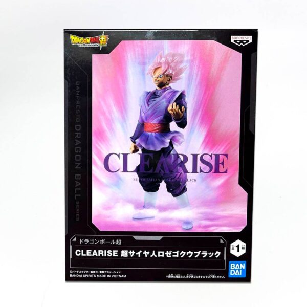 Gokú Black Super Saiyajin Rose Figura Clearise Banpresto - Imagen 2