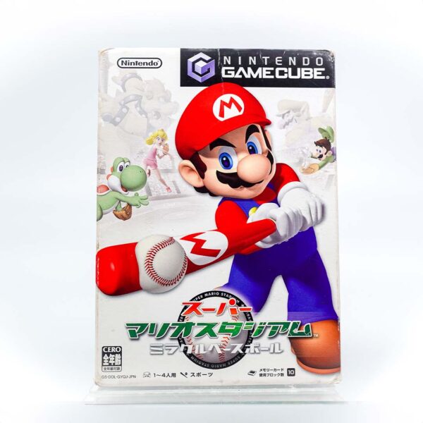 Mario BaseBall Gamecube en caja