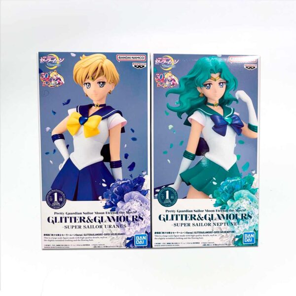 Sailor Neptune y Sailor Uranus Set Banpresto Glitter & Glamours