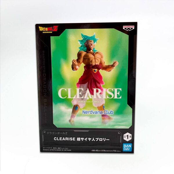 Broly SSJ Figura Dragon Ball Z Clearise Banpresto