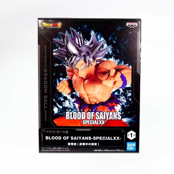 Gokú UI Dominado Figura Blood of Saiyans Banpresto