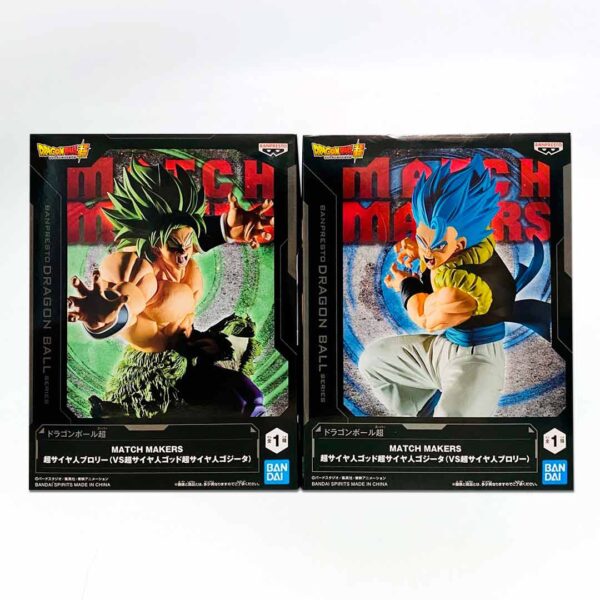 Gogeta SSJ Blue vs Broly Full Power Matchmakers Banpresto