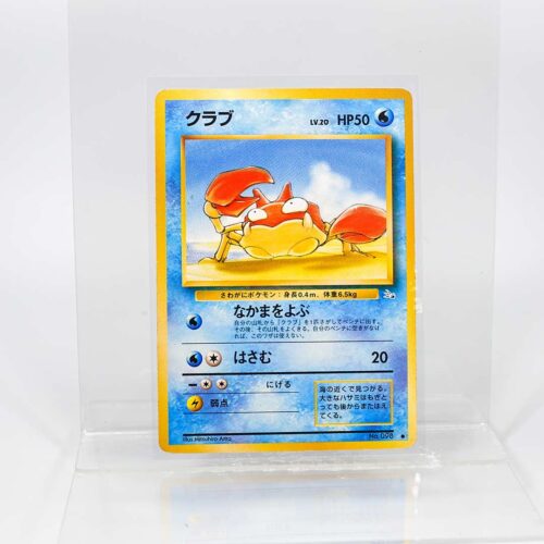 Carta Krabby 1996 Pokémon TCG