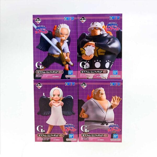 S-Bear, S-Shark, S-Snake & S-Hawk Set One Piece Ichiban Kuji G