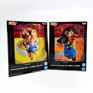 Gokú SSJ vs Super Androide 17 combo Matchmakers Banpresto