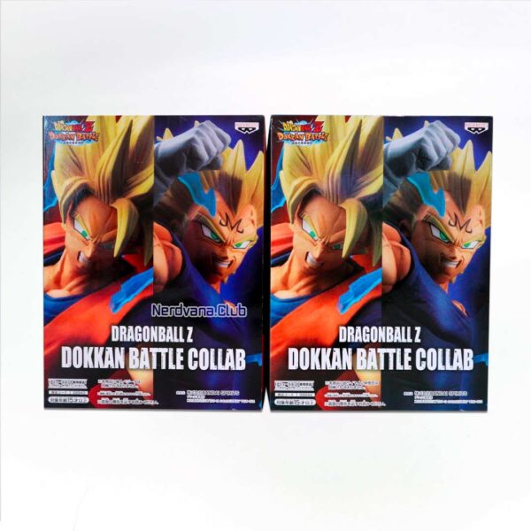 Gokú SSJ2 VS Majin Vegeta Set Figuras Dokkan Battle Banpresto - Imagen 5