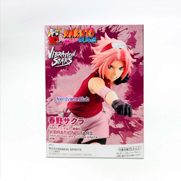 Sakura Haruno Figura Naruto Shippuden Vibration Stars Banpresto - Imagen 6