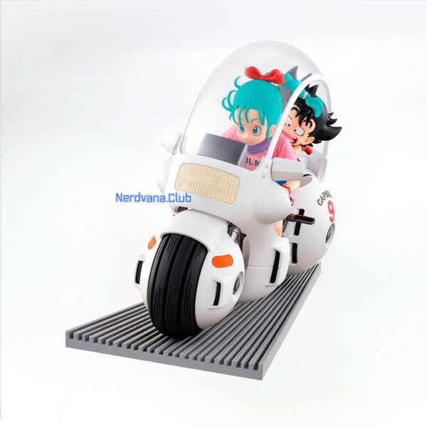 Bulma y Gokú niño en Moto Dragon Ball Fantastic Adventure Ichiban Kuji Premio A - Imagen 2