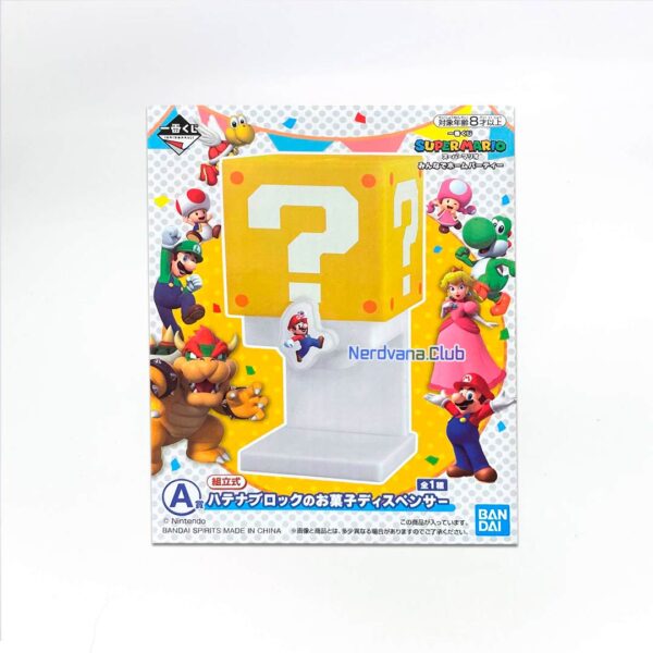 Super Mario Bros. Dispensador caramelos Ichiban Kuji Premio A