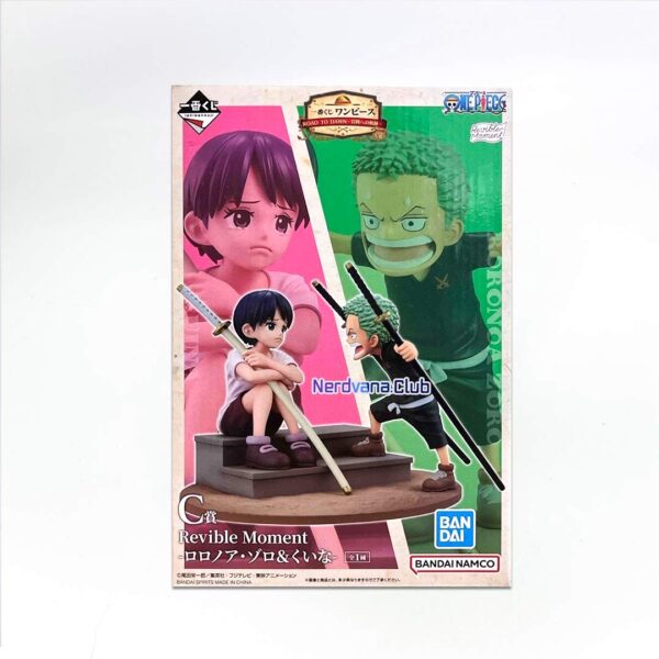 Zoro y Kuina Figura Revible Moment Ichiban Kuji Premio C