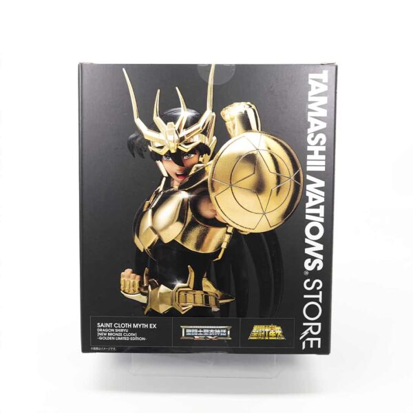 Los Caballeros del Zodiaco - Dragón Shiryu - Nueva Armadura de Bronce - Edición Dorada Limitada