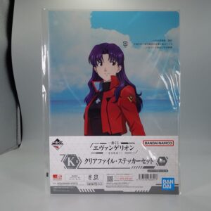 Carpeta Diseño Evangelion Misato Katsuragi y Sticker de Pen Pen
