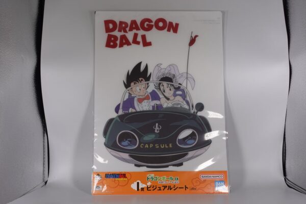 Ilustración Especial Dragon Ball Goku y Milk Casados Yendo en Vehículo