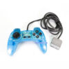 PlayStation 1 - Mando - 10 (Celeste - Transparente)