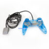 PlayStation 1 - Mando - 10 (Celeste - Transparente)