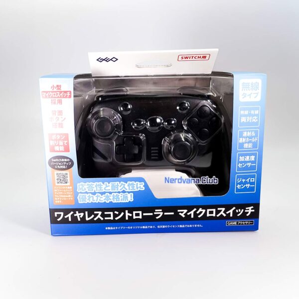 Nintendo Switch - Mando inalámbrico con microinterruptor (negro) - 1