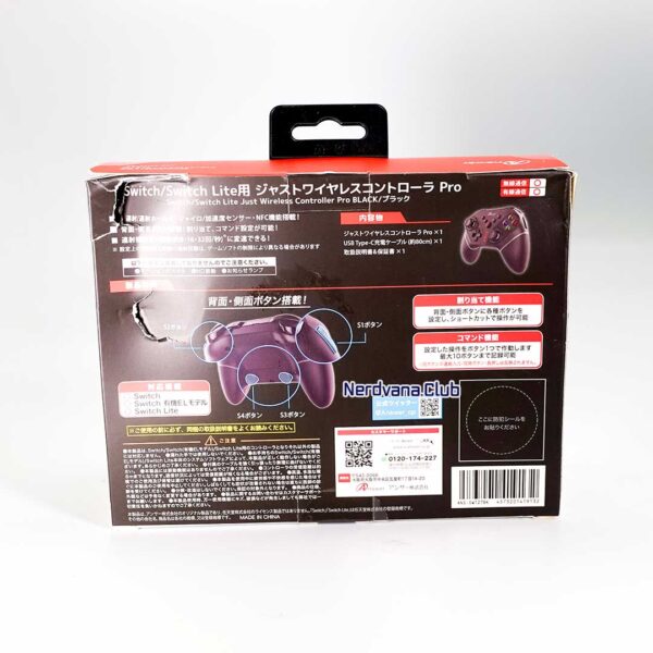 Nintendo Switch - LiteJust Wireless Controller Pro - Black - Imagen 2