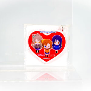 Love Live - Llavero forma de Corazón Love Live x Watering KissMint (Rojo)