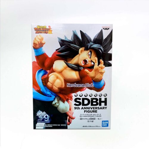 SF0122 Gokú SSJ4 Figura Dragon Ball Heroes 9no Aniversario Banpresto