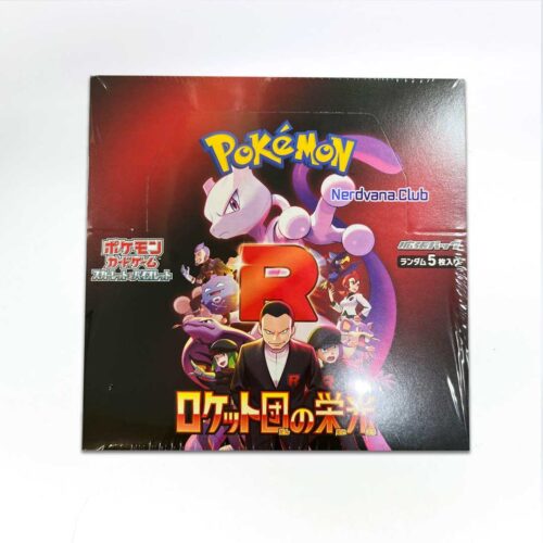 Pokemon TCG - Caja de Pokémon Card Scarlet & Violet - La Gloria del Equipo Rocket - Sin Envoltorio Original