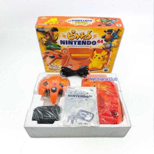 SF0613-1 Nintendo 64 - Nintendo - Edición Pikachu Naranja y Amarilla