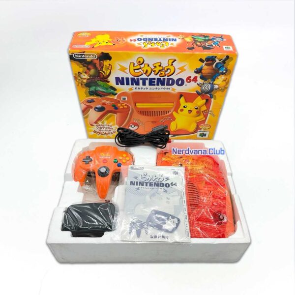 Nintendo 64 - Nintendo - Edición Pikachu Naranja y Amarilla
