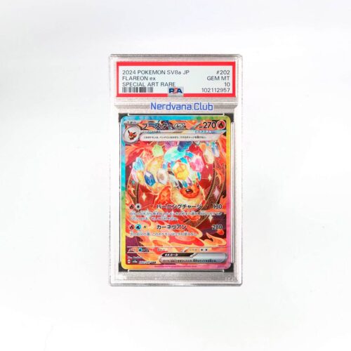 SF0638 (1) Pokémon - Nintendo - Flareon ex SAR - Terastal Fest - PSA10