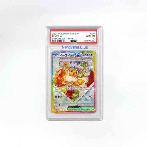 SF0639 (1) Pokémon - Nintendo - Eevee ex SAR - Terastal Fest - PSA10
