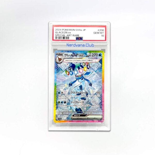 Pokémon - Nintendo - Glaceon ex SAR - Terastal Fest - PSA10