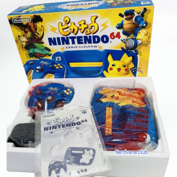 Nintendo 64 - Nintendo - Edición Pikachu Azul y Amarilla - Imagen 5