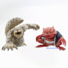 SF0798-2 Naruto Shippuden - Sofubi Figura - Shukaku & Gamabunta SET