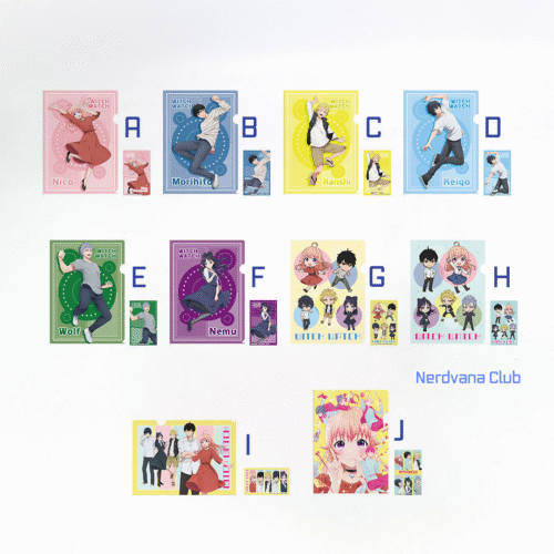 SF0810 Ichiban Kuji - Set de Clear File & Stickers - Premio H