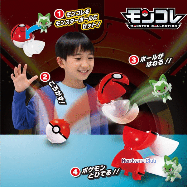 Pokémon - Moncolle Pokédelze - Sprigatito (Poké Ball) - Imagen 4