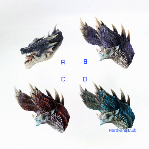 Monster Hunter - Ichiban Kuji - Iman de Cabeza Conmemorativo 20 Aniversario (Monstruos Prohibidos) - Premio D