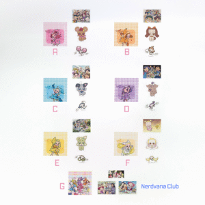 Ichiban Kuji Ojamajo Doremi Sweet Magical Surprise! - Premio G - Set de calcomanías con bolsa con cierre