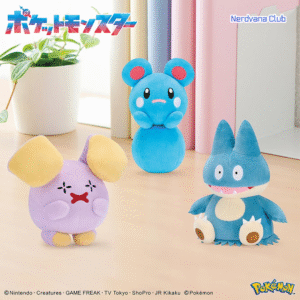 Pokémon - Peluche - Whismur, Azurill y Munchlax