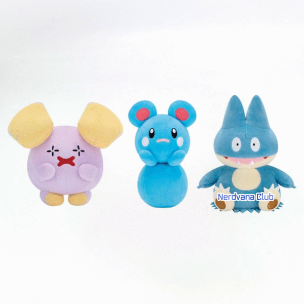 Pokémon - Peluche - Whismur, Azurill y Munchlax - Imagen 2