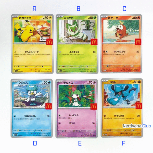 Pokémon - McDonald’s - Colección de Cartas Exclusivas Happy Meal