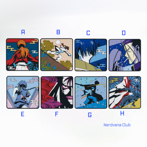 SF0915 Ichiban Kuji Rurouni Kenshin - Premio E - Posavasos de Goma