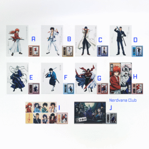 Ichiban Kuji Rurouni Kenshin - Premio F - Tabla de Ilustración Estilo Lienzo & Pegatina