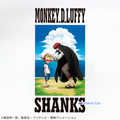 One Piece - Toalla Grande Monkey D. Luffy & Shanks