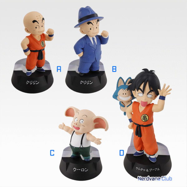 SF1113 Ichiban Kuji Dragon Ball ASSEMBLE COLLECTION - Premio D - Krillin, Oolong, Yamcha & Puar