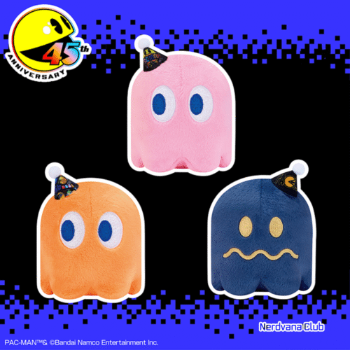 Pac-Man - Peluche con Cadena de Bola 45th Anniversary Ghost Party