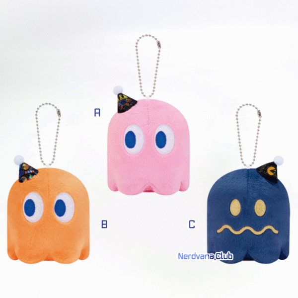 Pac-Man - Peluche con Cadena de Bola 45th Anniversary Ghost Party - Imagen 2