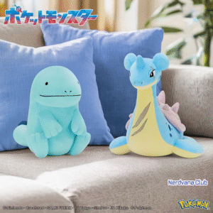 Pokémon - Mofugutto Peluche Quagsire & Lapras de los Seis Héroes