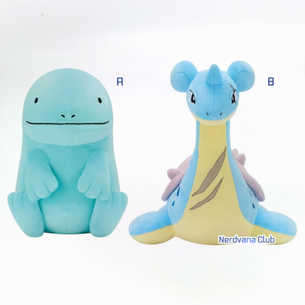 Pokémon - Mofugutto Peluche Quagsire & Lapras de los Seis Héroes - Imagen 2