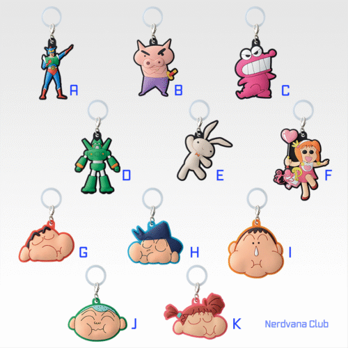 SF1160 Ichiban Kuji Crayon Shin-chan - Premio G - Llavero de Goma