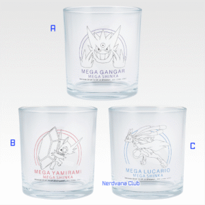 Ichiban Kuji Pokémon – Premio F – Vasos Refrescantes de Mega-Evolución