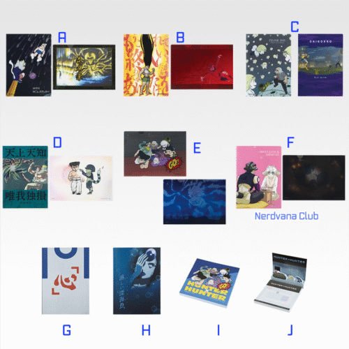 Ichiban Kuji HUNTER×HUNTER – Premio H – Papelería Variada