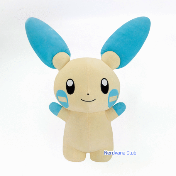 Pokémon Mucho Mofu Gutto Peluche – Minun - Imagen 2